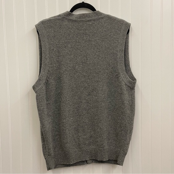 Vintage Banana Republic Men’s Wool Button Front Vest Sz L - Picture 4 of 4